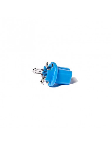 Lampara 12v 1.2w Bx8.5d/1.5 12v 1.2w  Black 2721 Con Portalampara Azul  (codigo Anterior: 12603ko)