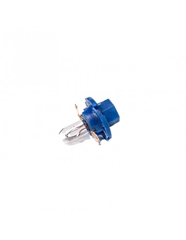 Lampara 12v 1.2w Bx8.4d 12v 1.2w  Black 2721 Con Portalampara Azul  (codigo Anterior: 12605ko)