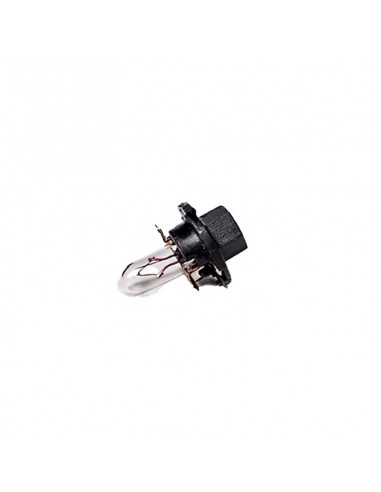 Lampara 12v 1.2w Bx8.4d 12v 1.2w  Black 2721 Con Portalampara Negro  (codigo Anterior: 12606ko)