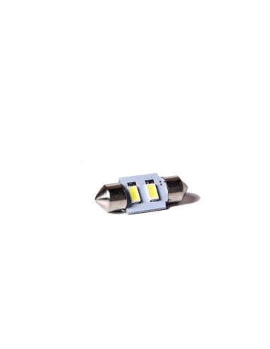 Leds Smd Tubular - Festoon 2 Led 5050 Smd 31mm - Blanco 12v