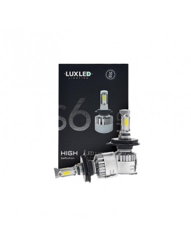 Kit De Led H4 6 Gen 32000lm Chip Cob 12v Con Cooler